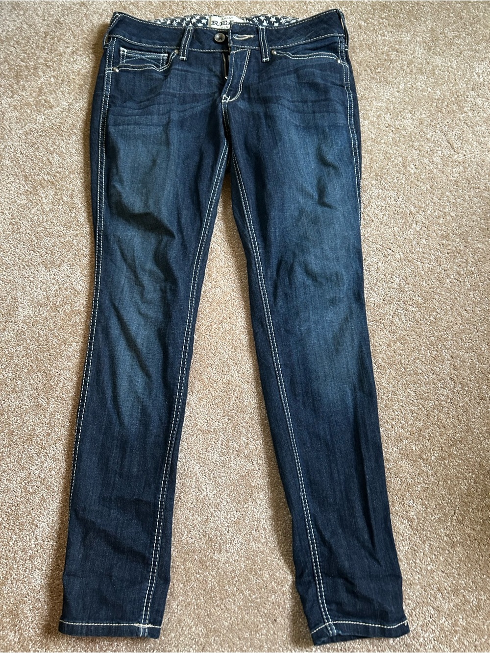 Ariat Dark Blue Skinny Jeans with Contrast Stitching